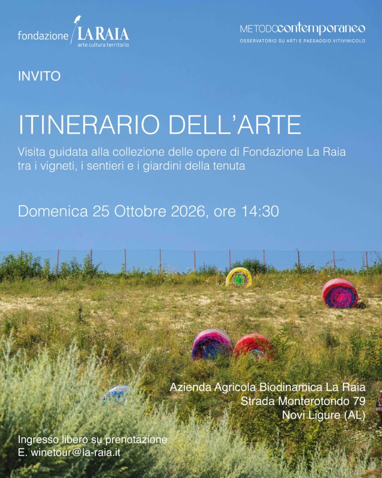 MetodoContemporaneo. Distributed itineraries spanning the arts, wine, and landscape – The second edition: October 25th, 2026.